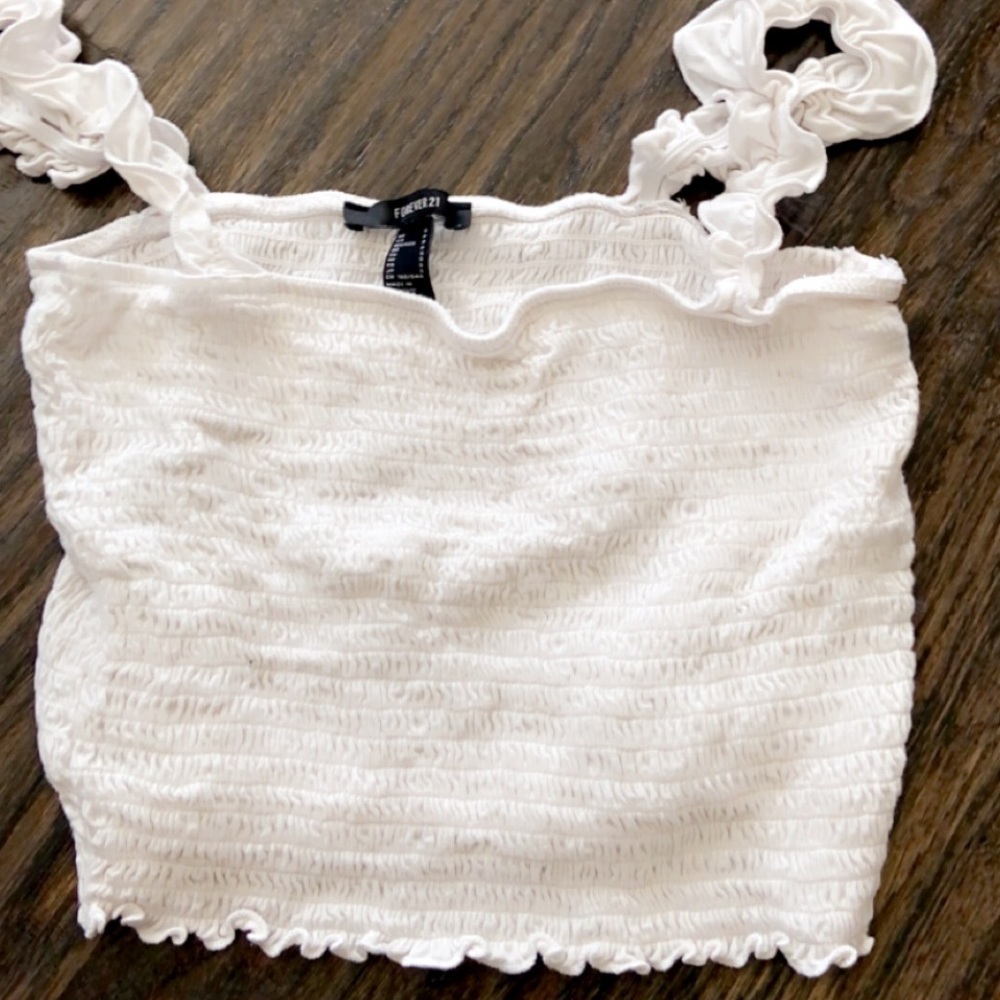 Ruffle crop top